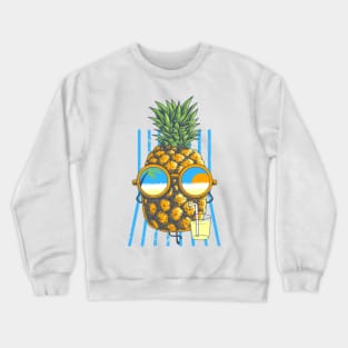 Pineapple Sunbathe Crewneck Sweatshirt